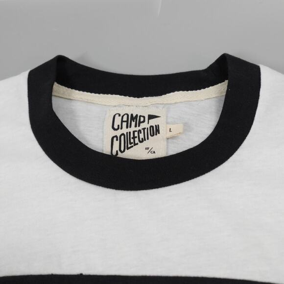 2 Stranger Things Camp Collection Tee Womens Large Ringer 80s Cosplay Halloween - Picture 13 of 16